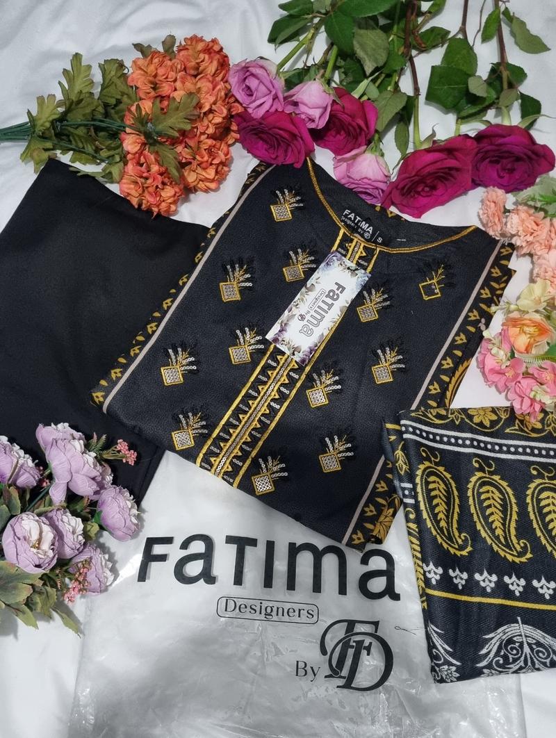 Product Introduction of Classic Readymade 3pc Fatima Designer Dhanak Sequence EMB With Wool Shawl 3 Piece Fancy Dhank Shirt With Wool Shawl 3 Piece Suit Embroidery Daman Bazo lace Border Matching Trouser Embroidered Long Sleeve Ethnic Shirt Matching wool Shawl Comfort Womenswear 6