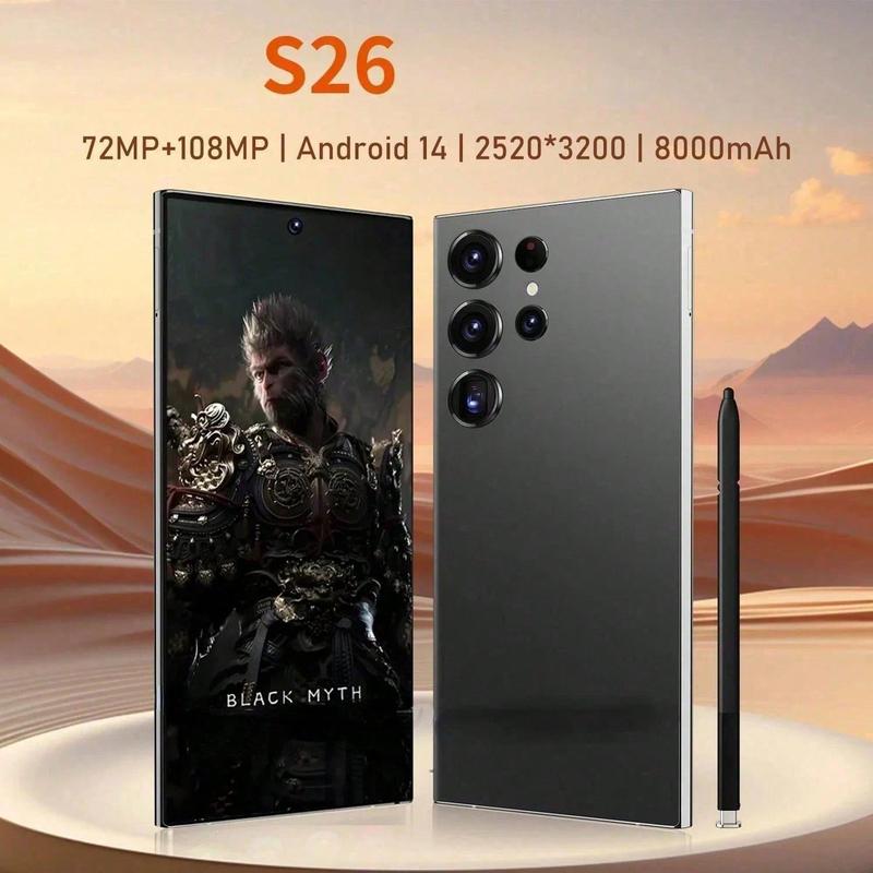 Unlock New S24 Ultra Smartphone Unlocked 7.3-inch HD 5G Gen3 16GB+1TB Android 14 8000mAh 70+108MP Phone Facial Recognition Camera Communication Device Flash Game Memory Christmas Multi Color Galaxy Phone telephone backup  phone 3