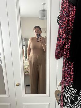 Product Review of [4 colours, UK size 6-28] Solid Sleeveless Wide Leg Jumpsuit from K**y H**r 0