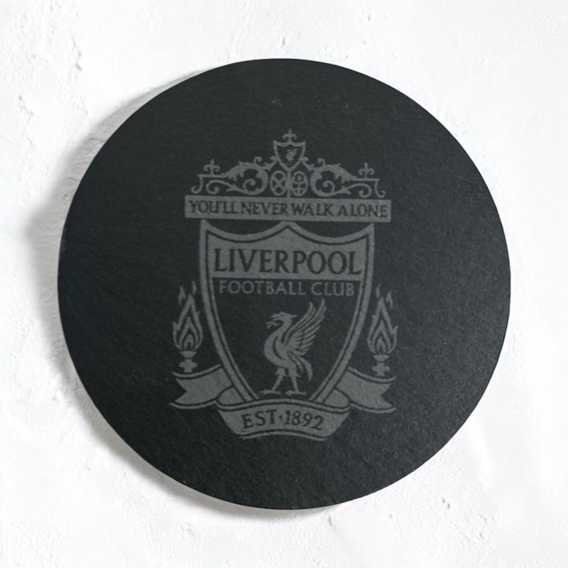 Premier League Football Badges round Premium  Slate Coaster's - perfect for Gift 0