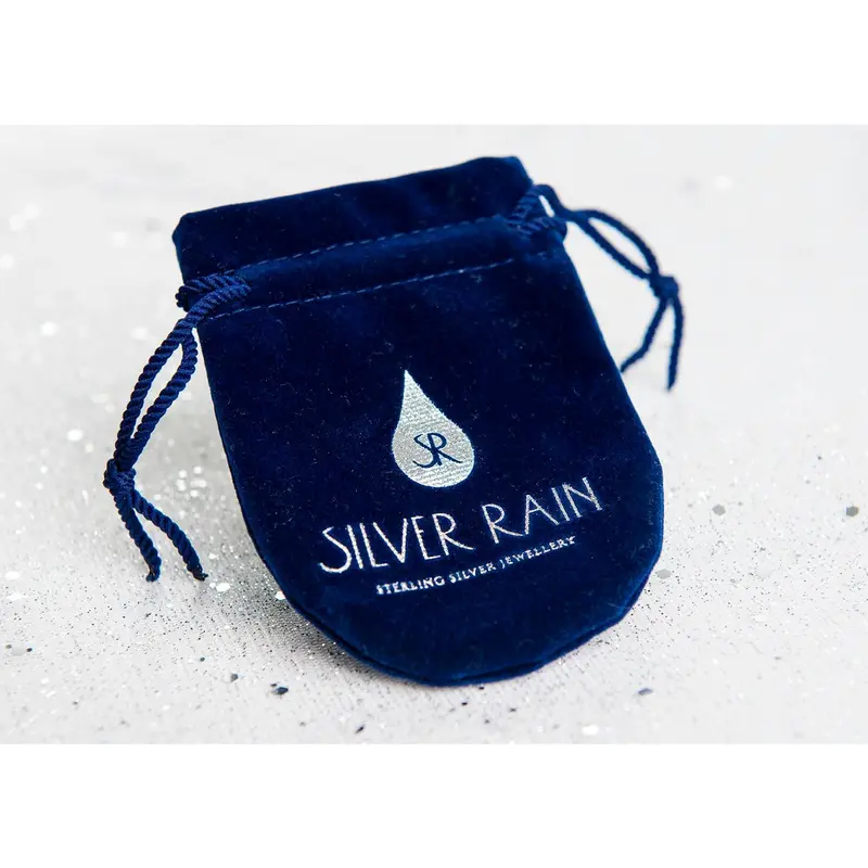 Sapphire Blue CZ Crystal Crawler Earrings in Sterling Silver, Silver or Gold 7