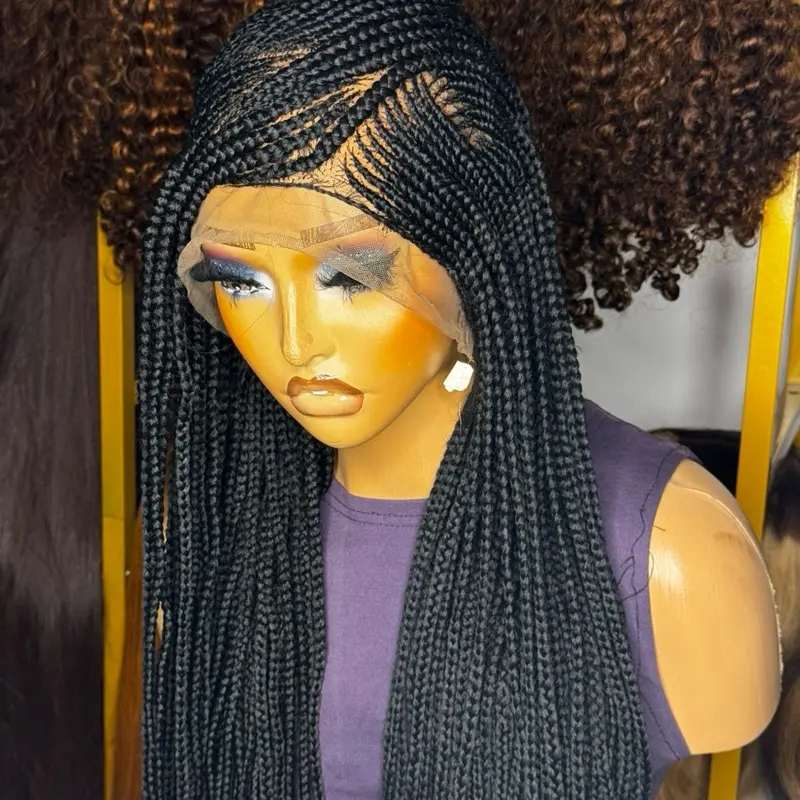 Classic Full lace braided wig 1