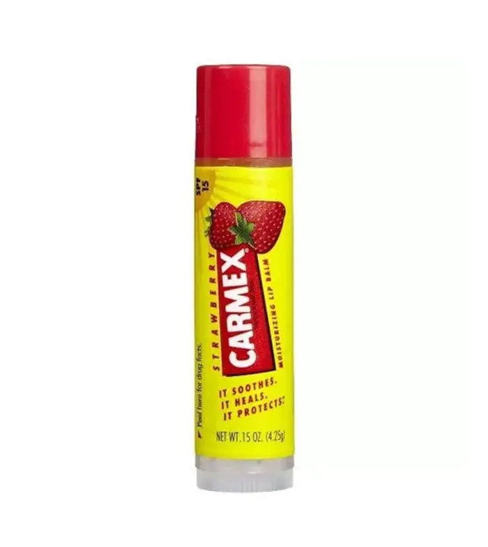 Carmex Strawberry Click Stick Lip Balm SPF15