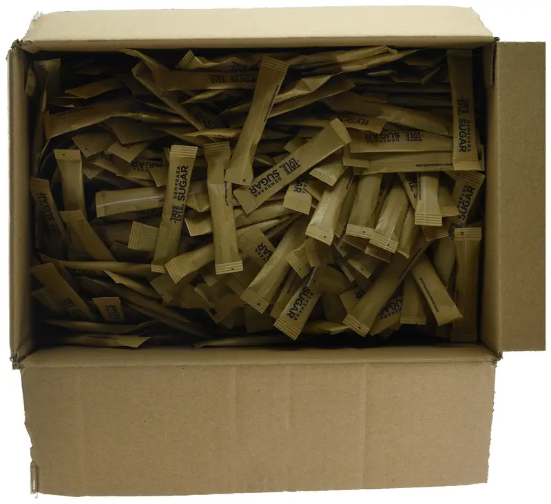 Tate & Lyle Demerara Sugar Sticks 1000x2.5g 1