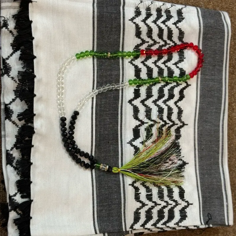 Palestine Colours Tasbee Prayer Beads 2