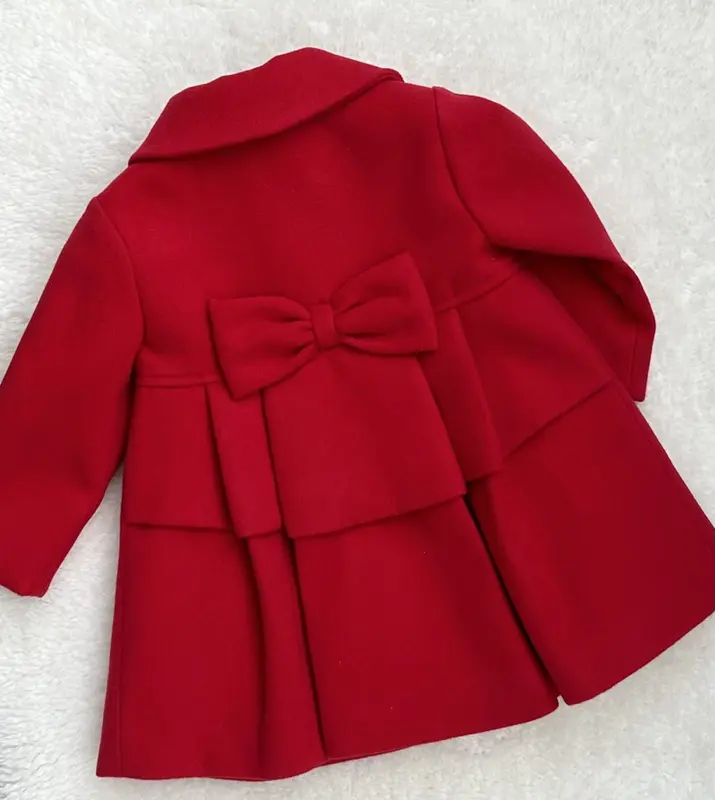 BABY GIRLS PETTICOAT DUFFLE COAT KNEE LENGTH PINK CREAM 6