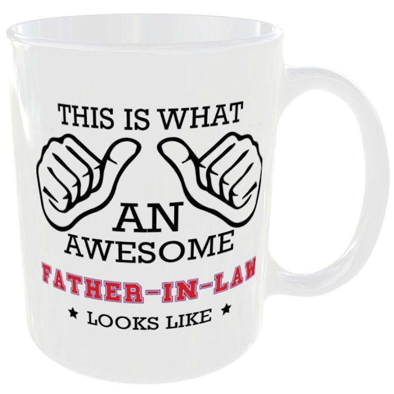 This is what an awesome Father-in-law looks like - gift mug 2