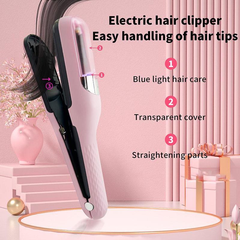 Automatic Hair Split End Trimmer Device, Cordless Hair Cutting Tool For Dry, Damaged & Brittle Split Ends Removal, Suitable For Men And Women, Hair care Salon Equipment 1