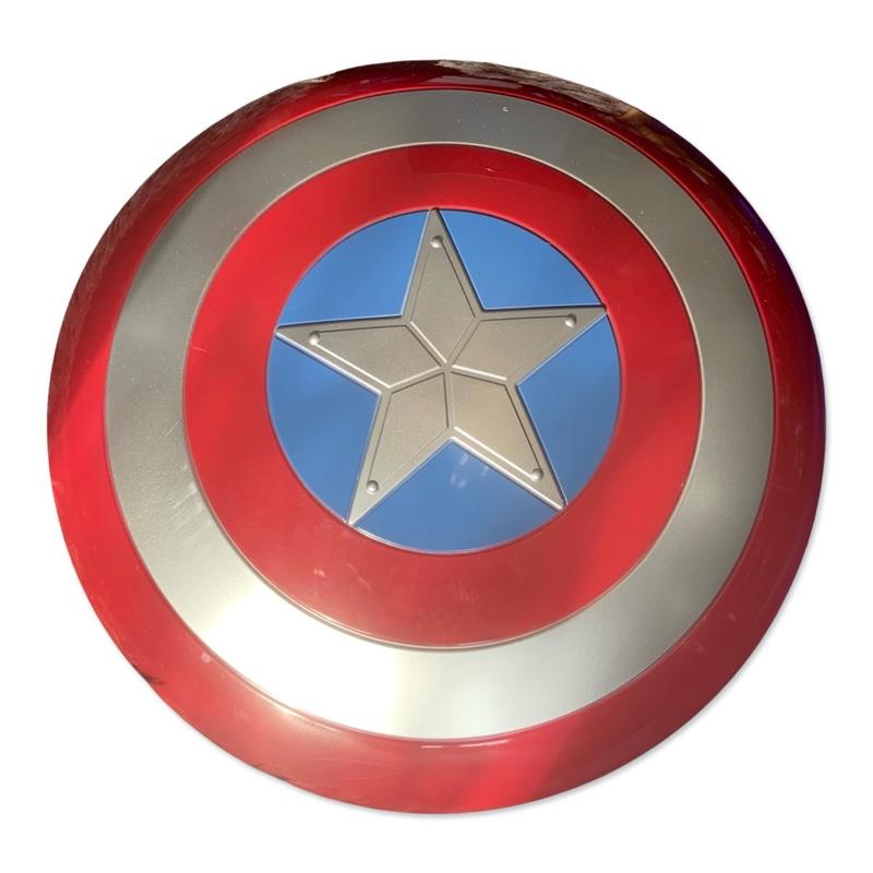 Boys Captain A Fancy Dress Suit with Shield Size 9-10 Years Old Only 6