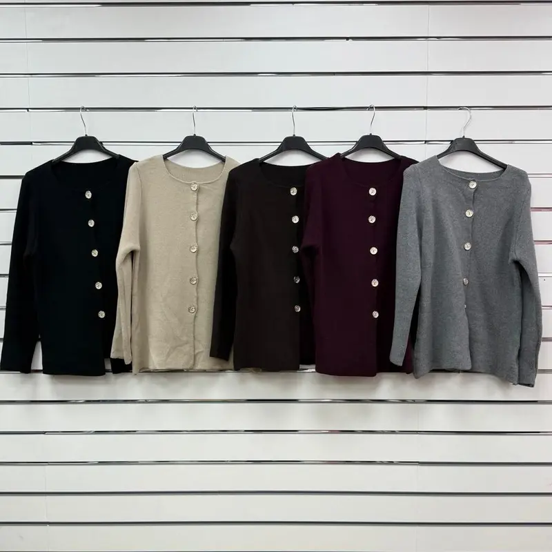 Gold Button Up Cardi (BF) 0