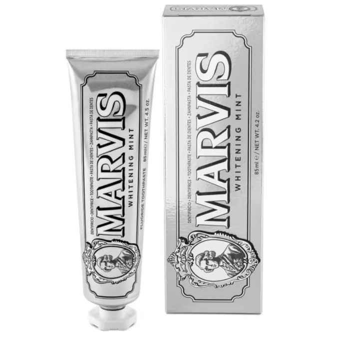 Italian Whitening Toothpaste 85ml for Adults - Promotes Natural Teeth Whitening and Freshness - Oral Mint Mild