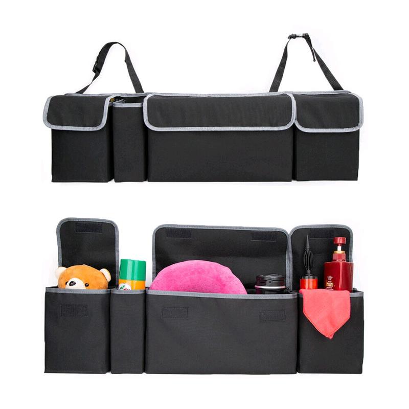 Car Boot Organiser Back Seat Hanger Tidy Storage Bag Pocket Hanging Pouch Large Foldable 3