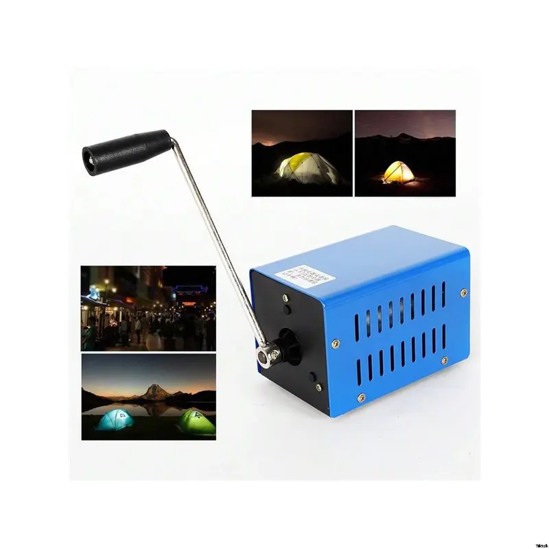 Survival Emergency Camping Generator Hand Crank Multi-Function Charger USB Electric Generator Emergency 20W Crank Manual Portable 1