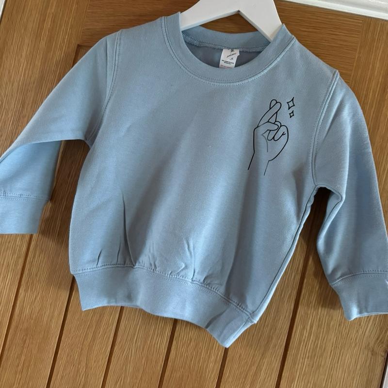 Positivity Sweatshirt (Kids) toddler outfit 3