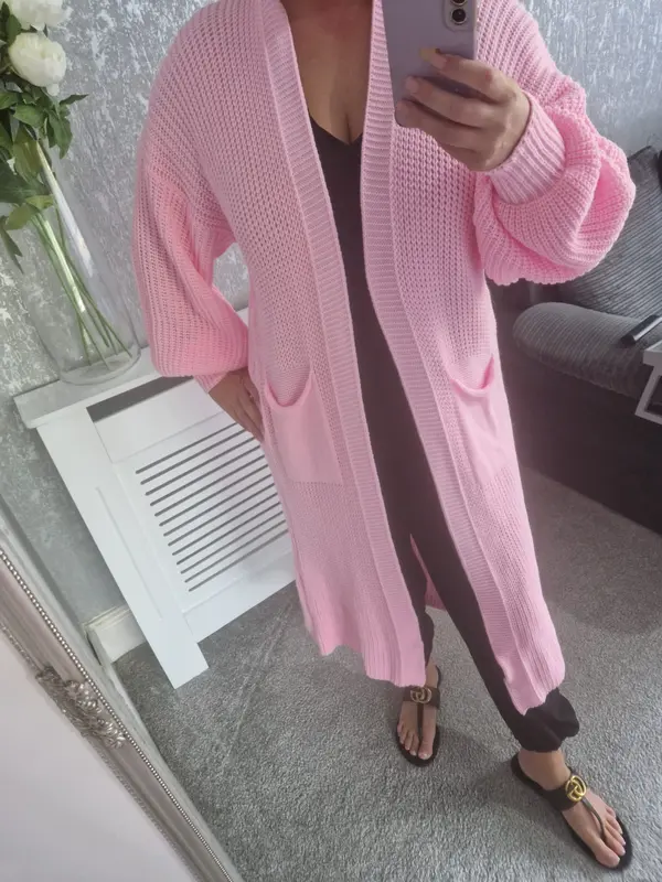 Balloon Sleeve Cardigan 2