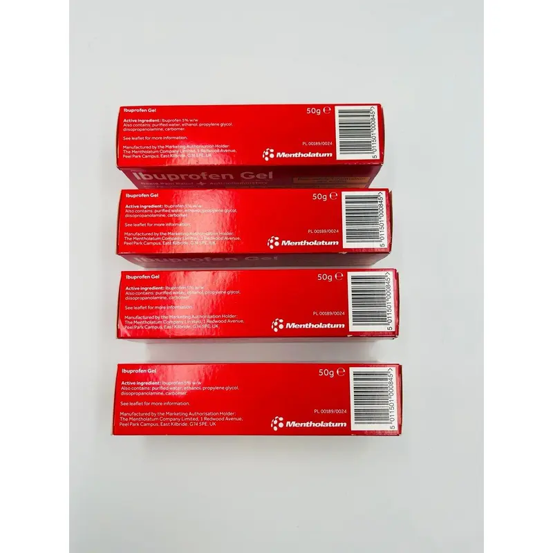 Ibuprofen Gel 50g (pack Of 4) 4