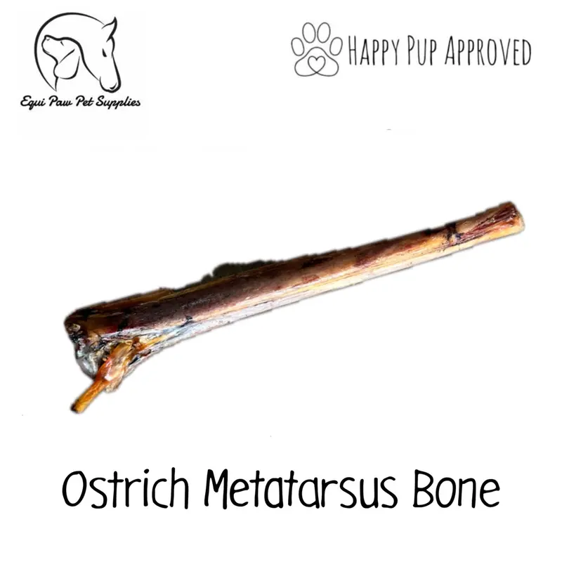 Ostrich Metatarsus Bone - Low Fat - Long Lasting natural dog treat 0