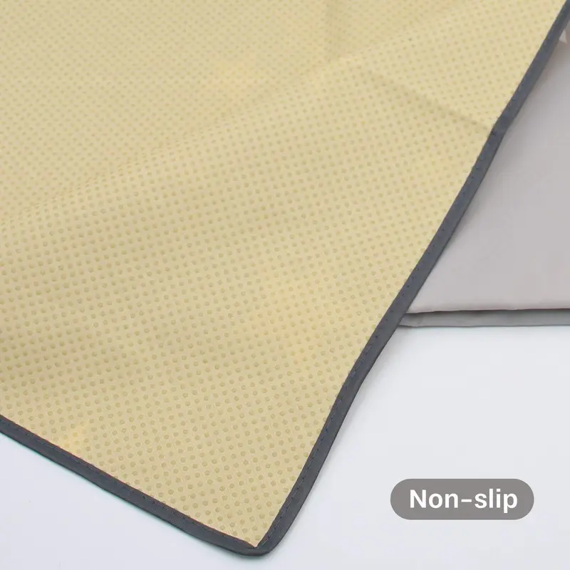 Highchair Splash Mat, 43 * 43 Inch Large Waterproof Non-Slip Baby Splat Mat Weaning Pet Spill Mat, Washable Mess Mat for Art Craft Painting and Table Cloth 2