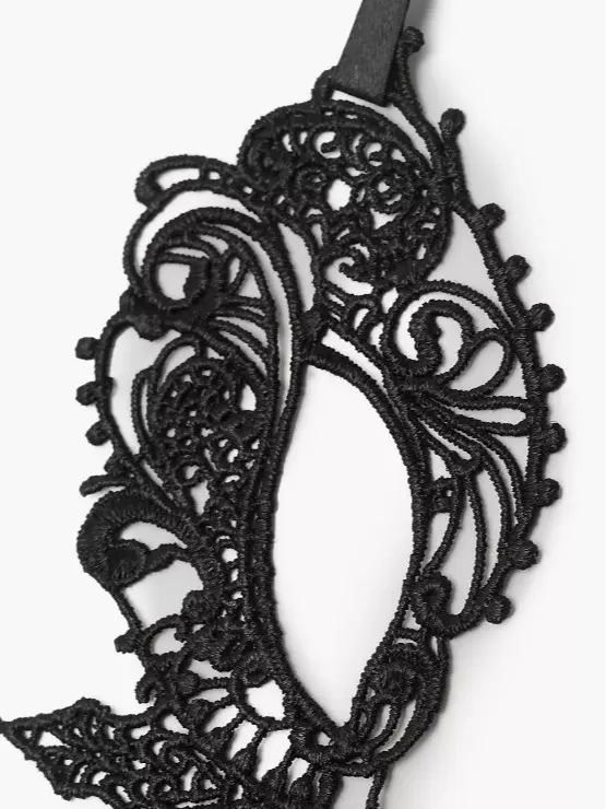 boohoo Masked Ball Openwork Halloween Mask Accessories 4