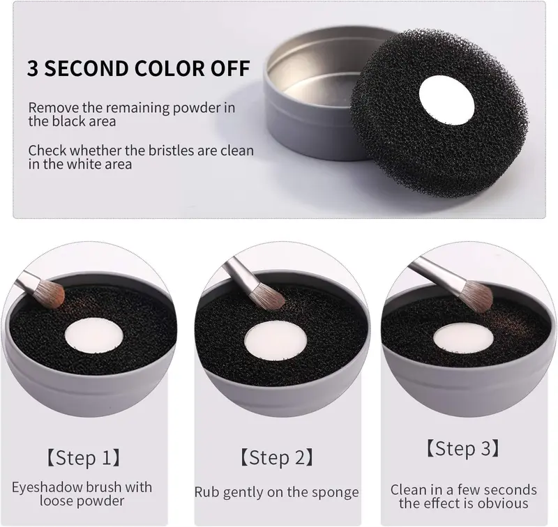 【UK Local Seller】MSQ 12 Pcs Professional Eyeshadow Brush Set, Super Soft Makeup Brush Bristle, Makeup Accessories, Portable Cosmetic Makeup Tools 5