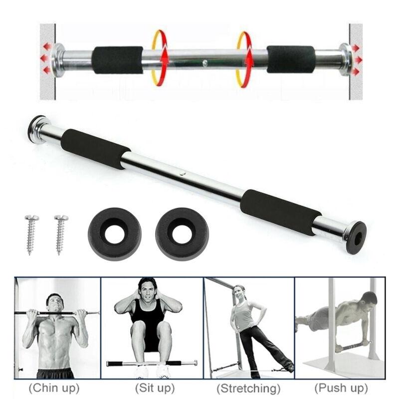 Product Introduction of 1 Adjustable Door Gym  Pull-Up Bar for Home Gym – Chin-Up, Strength Training, Fitness Exercise Equipment, Pull up Bar With Grips And Complete Fitting Tools, Gift For Bodybuilders, Gym Freaks, Gym Enthusiasts, Christmas Gift, banded  pull 1