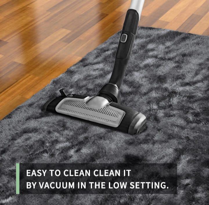 Modern soft plush bedside Rug, Solid color plush rug, Soft room and bedroom carpet, Soft carpet, Anti slip carpet, Fluffy Rugs Anti-Slip Large Shaggy Rug Super Soft Mat Living Room Bedroom Carpet 1