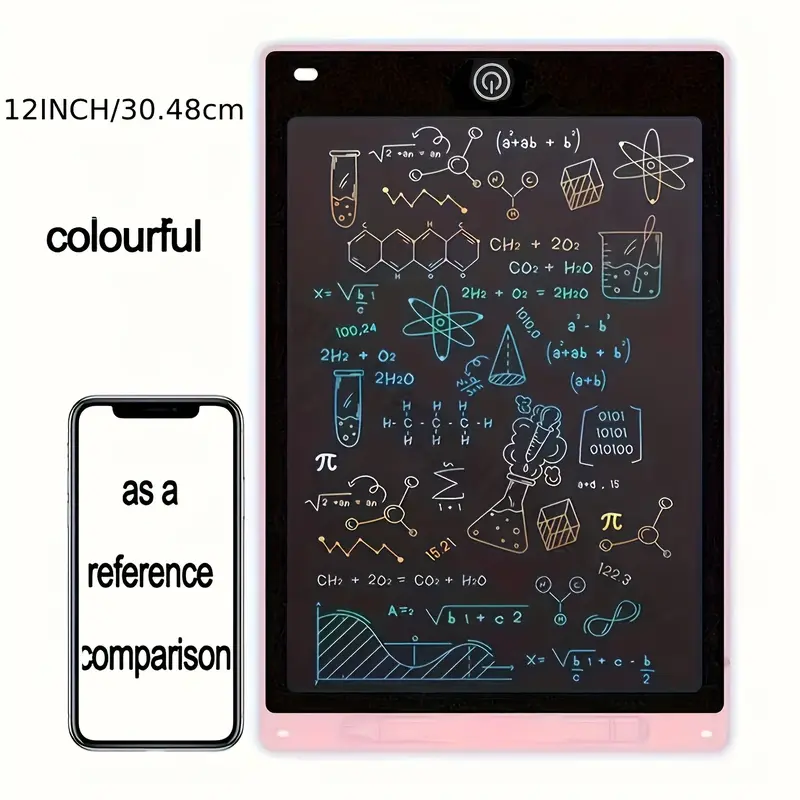MILAN GOLD LCD Writing Drawing Tablet - 10/12in, a Tool to Unlock Creative Potential and an Educational Gift for Birthday, Christmas - Also a Great Piece of Stationery 8