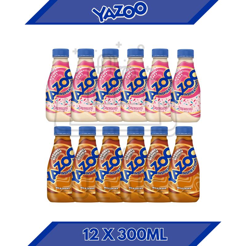 Product Introduction of New Yazoo Inspirations (12 X 300ML) | Birthday Cake Flavour & Caramel Blondie Flavour Limited Edition 8