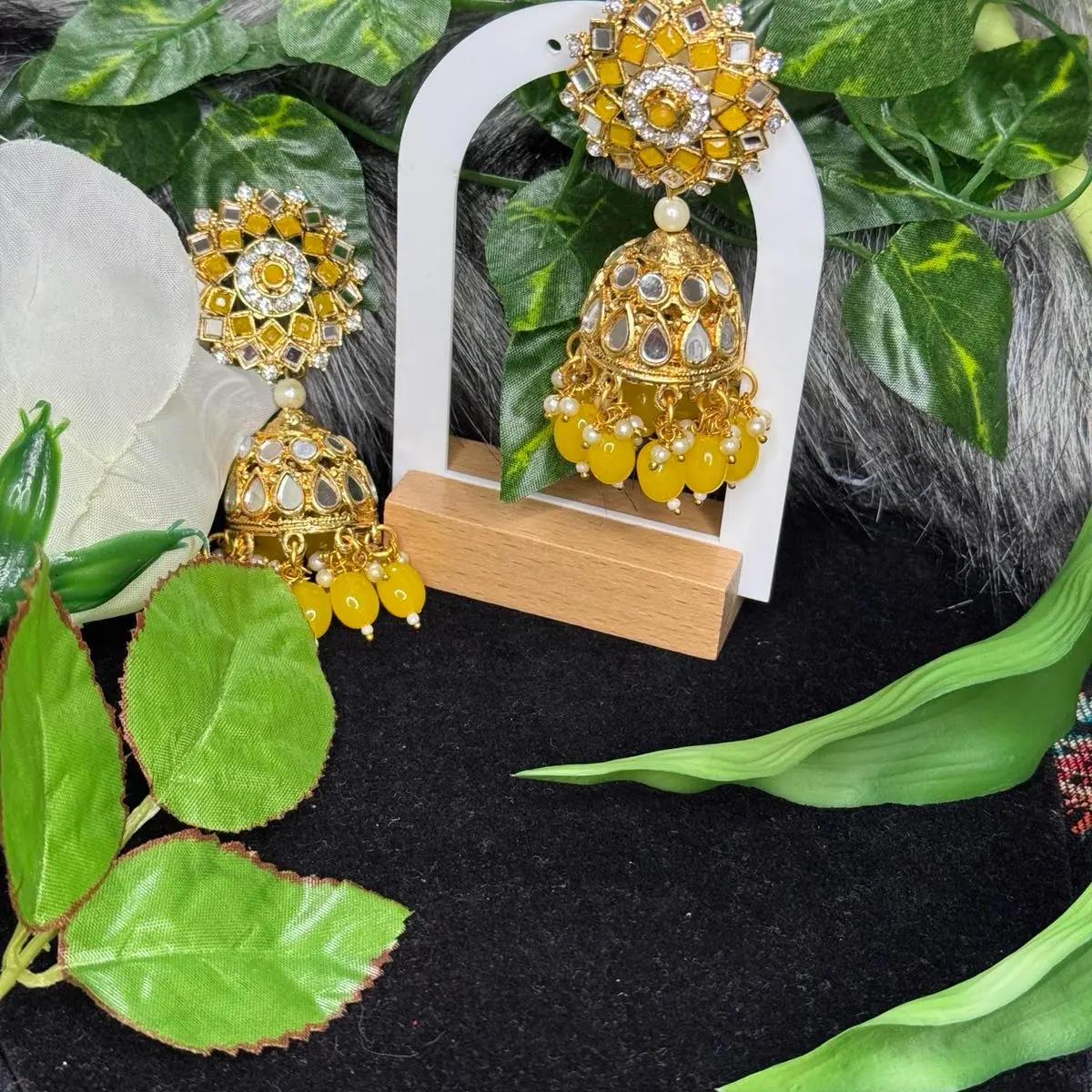 Indian Pakistani Beautiful Jhumka Earrings for Women - Dangling Drop Down Fashion