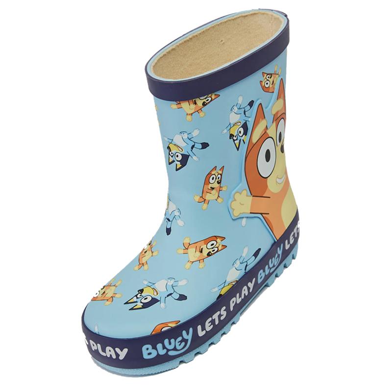 Bluey Kids Wellies - Childrens Rubber Wellington Boots (Sizes 6-12) Boys & Girls Unisex 4