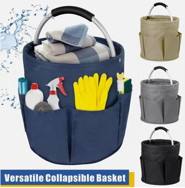 Product Introduction of 17L Multifunctional Cleaning Caddy Garden Tool Bag Cleaning Basket With Handle - Perfect for Home Cleaning 0