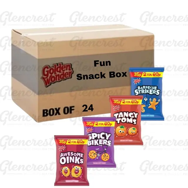 Golden Wonder Fun Size Snacks 22g 24 Pack