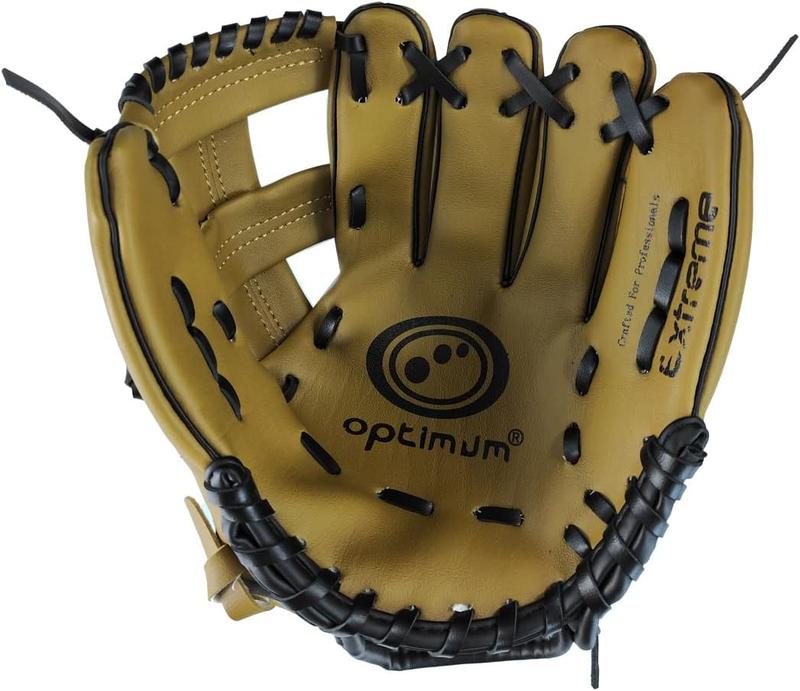 Optimum Extreme Baseball Glove & Ball - Deep Pocket and Easy Break-In - Cushioned Palm and Index Finger - Added Comfort and Wrist Protection - Left hand Catcher’s Mitt 3
