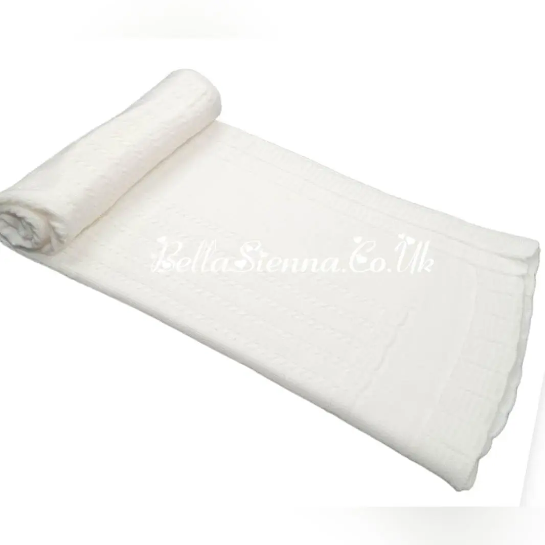 Beautiful Traditional Ivory Baby Receiving Shawl - 22500