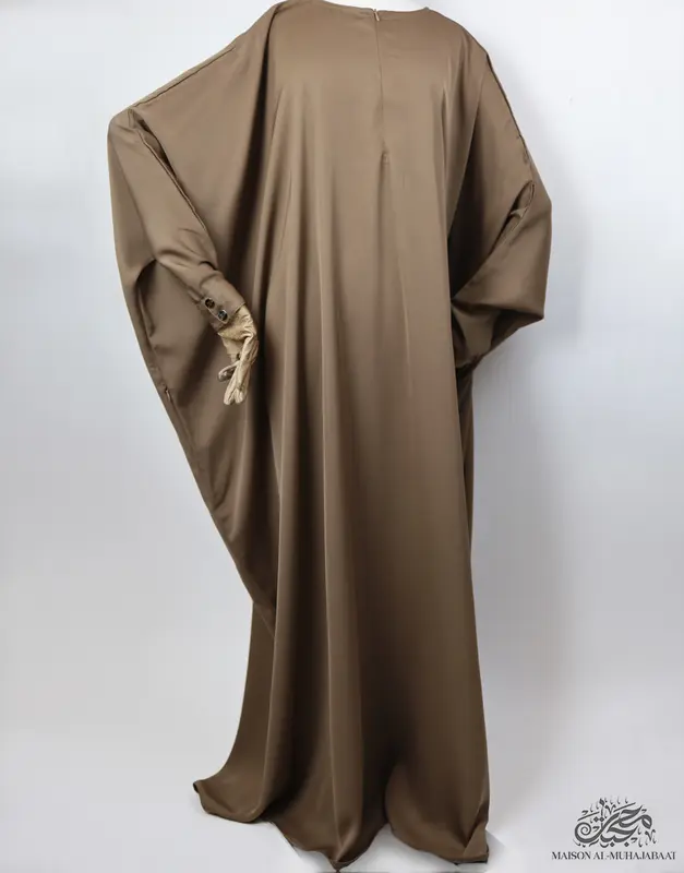 Bisht Abaya with Snap Buttons - More Colours - Womens Prayer Dress Zipper Pockets Wudu Friendly Abaya 48 to 64 Modest Fashion Women’s Islamic Clothing 0