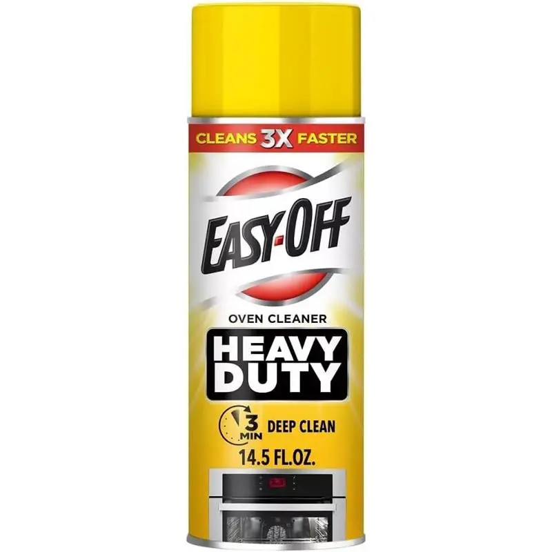 Heavy Duty Oven Cleaner, Regular Scent, 14.5 Oz Can - Perfect for Cleaning Ovens, Stainless Steel Surfaces and More! - Household
