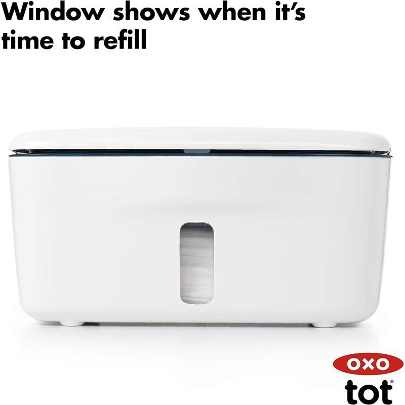 Tot Perfect Pull Wipes Dispenser, Navy, 1 Count (Pack of 1) 4