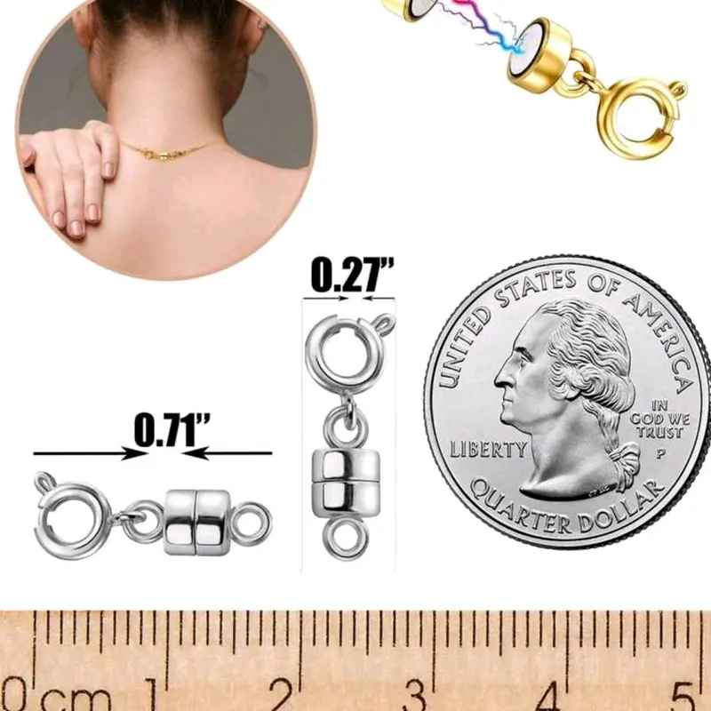 Magnetic Clasp for Necklace or Bracelet - Fashion Accessory 6