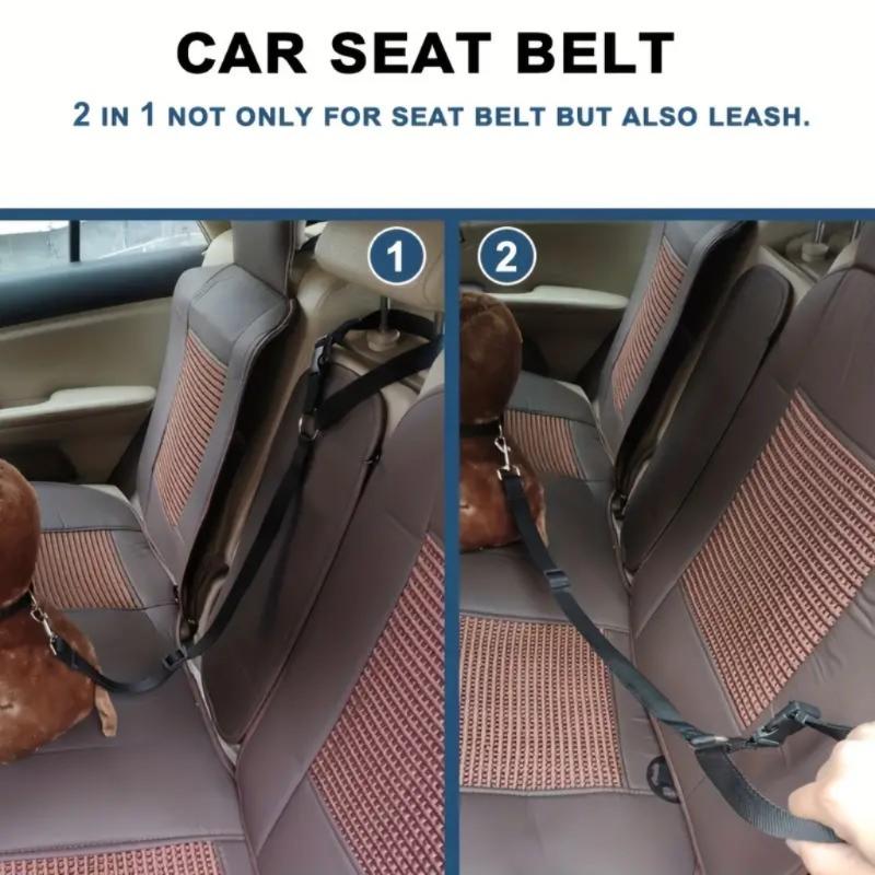 Adjustable Dog Car Safety Harness Headrest Restraint for Any Sized Dog dog  harness 2