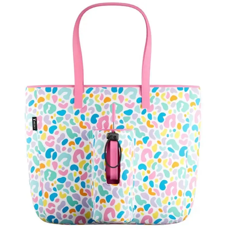 Meoky Tote Bag with Cup Carrier - Large Capacity for Work and Travel