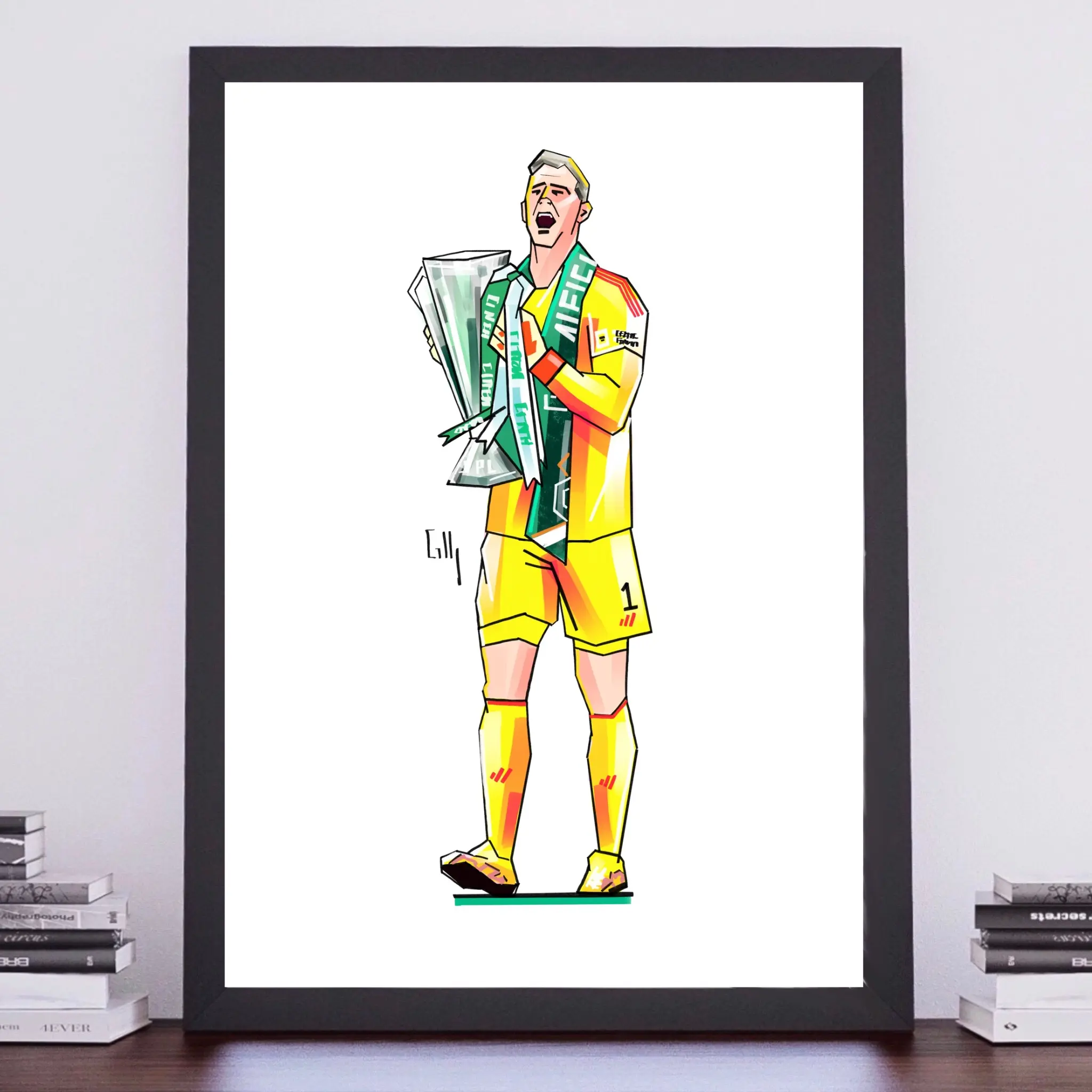 A4 Art Print - Joe Hart Retires With The Title