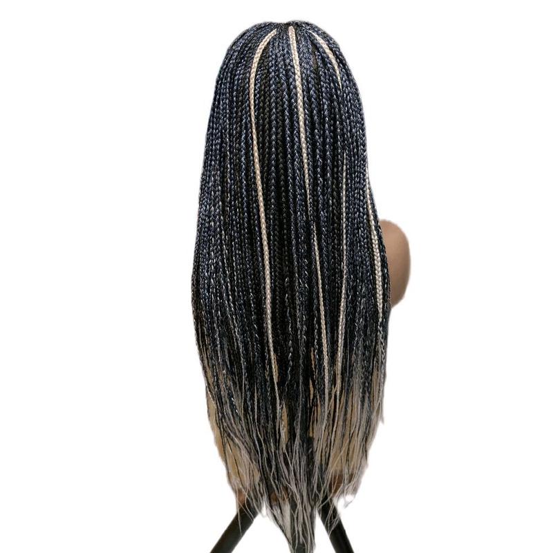 Product Introduction of Box braided Wig with 7x7 Closure for Women. 10