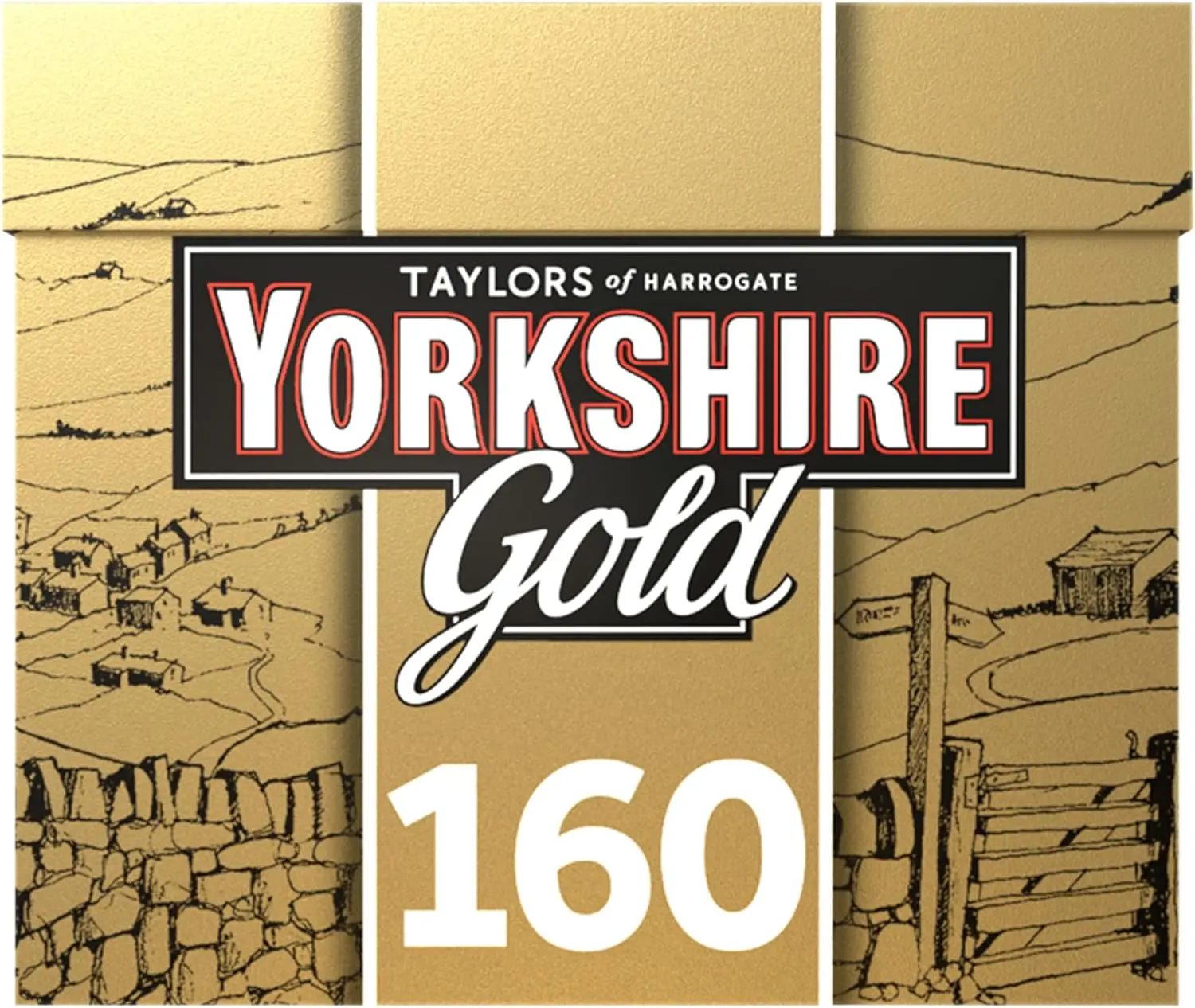 Yorkshire Gold 160 Tea Bags - Black Tea - Best Breakfast tea Beverage