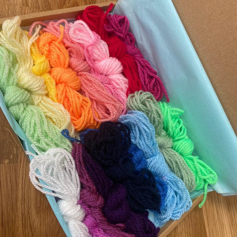 A box of various exquisite  ‘Scrap’ yarn collection 3