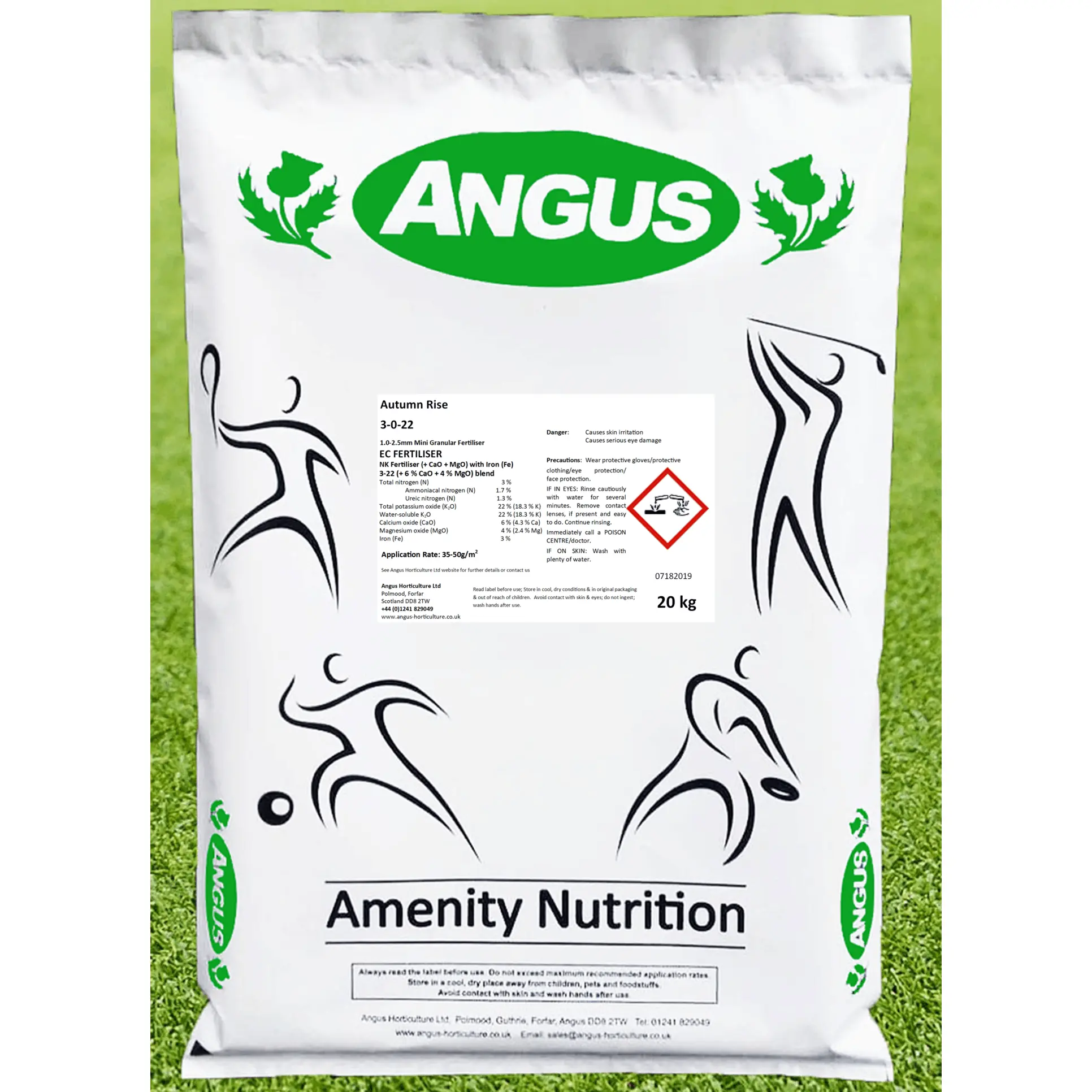 Autumn Rise 3-0-22 +4%MgO +3%Fe +6%CaO +Seaweed 20kg