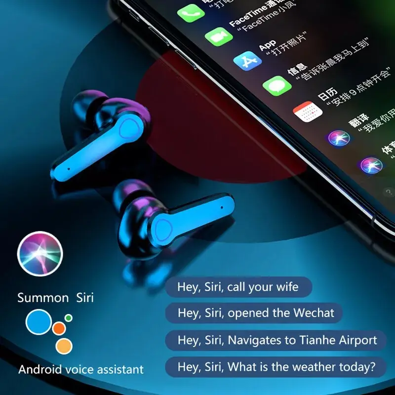 NEW Wireless Bluetooth Headphones Earphones Earbuds In-Ear For All Devices UK 6