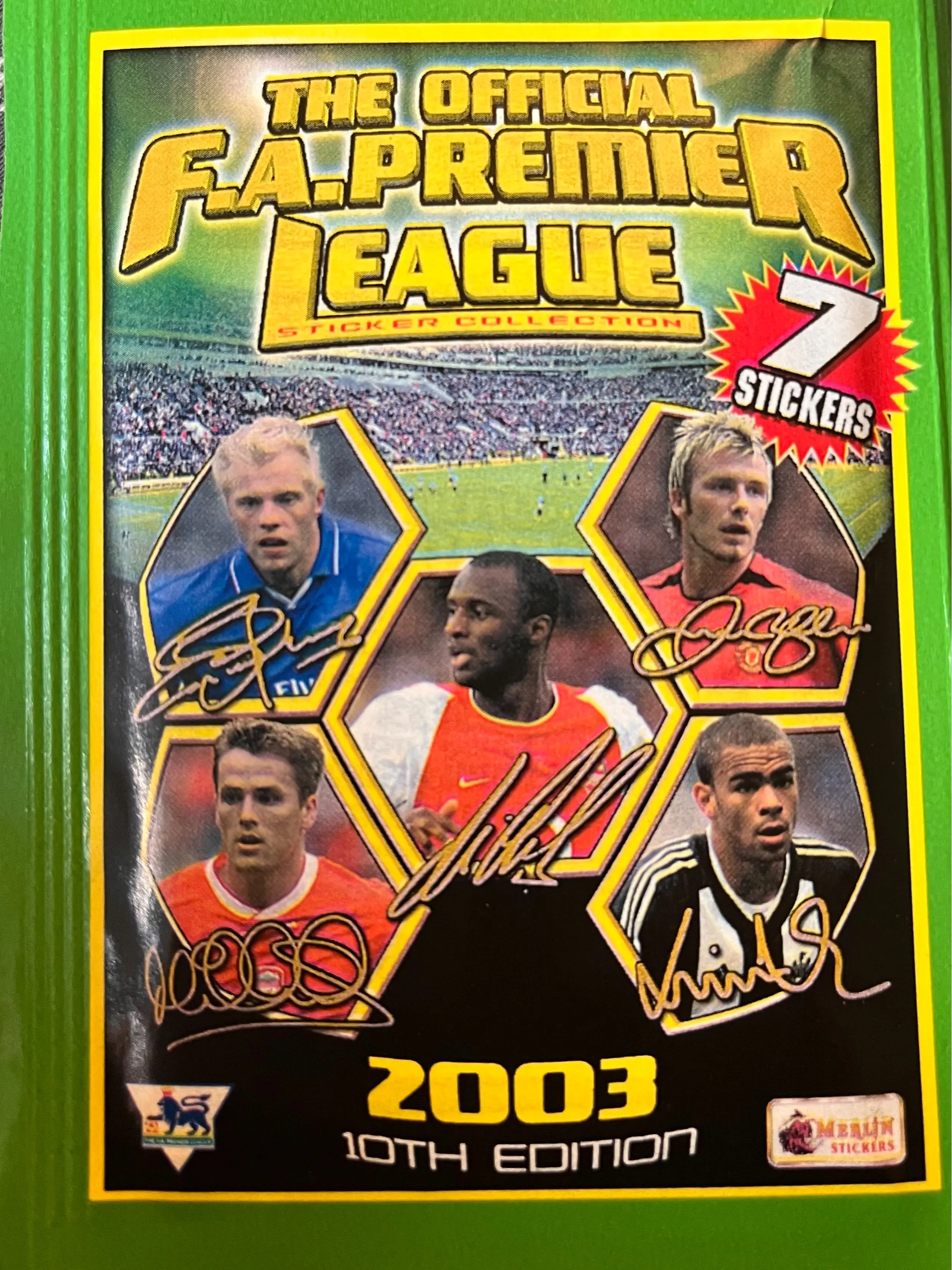 1 x pack of Merlin 2003 10th edition premier league Sticker pack - Trading cards/sticker packs