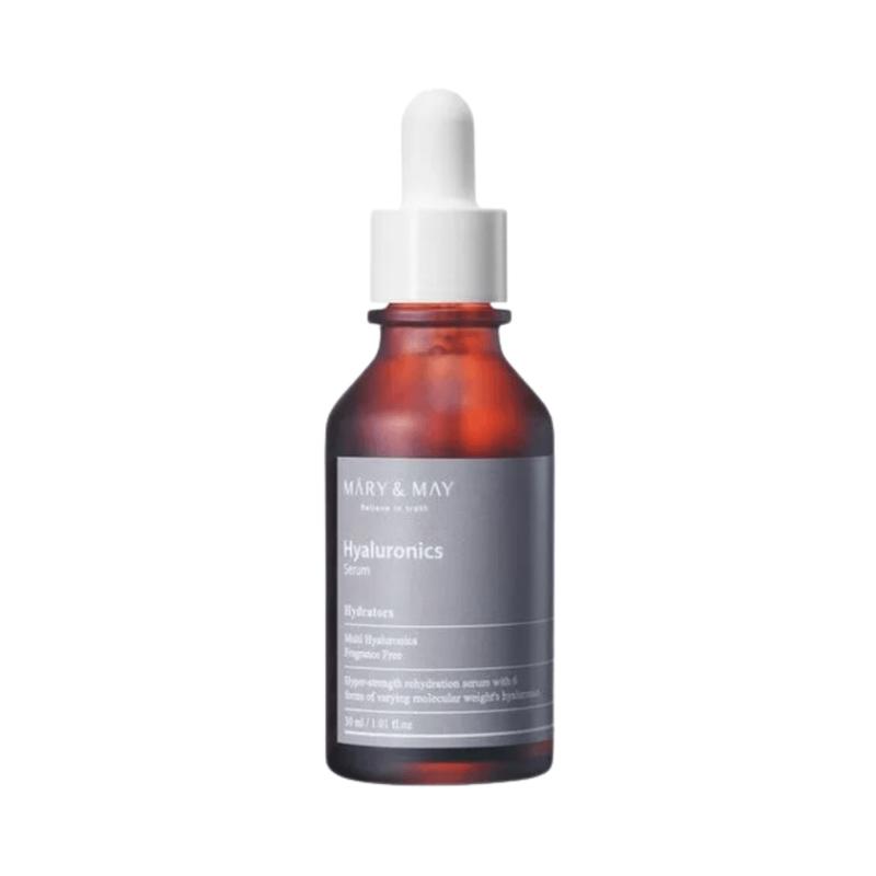 Mary & May Hyaluronics Serum 30ml - Hydrating Skincare Moisturizer - Locks in Moisture for Firmer Glowing Skin 1