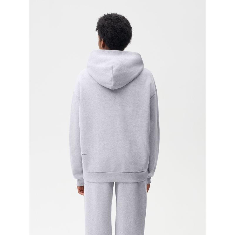Womens 365 Heavyweight Hoodie—grey marl 2