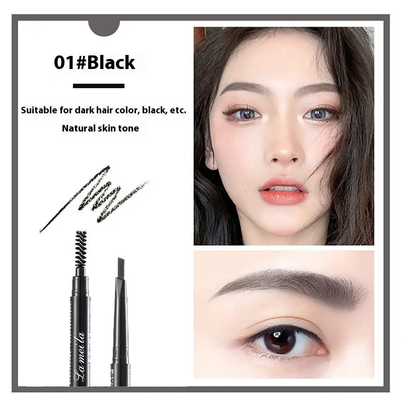 Double-headed Eyebrow Pencil Waterproof Natural Long Lasting 7